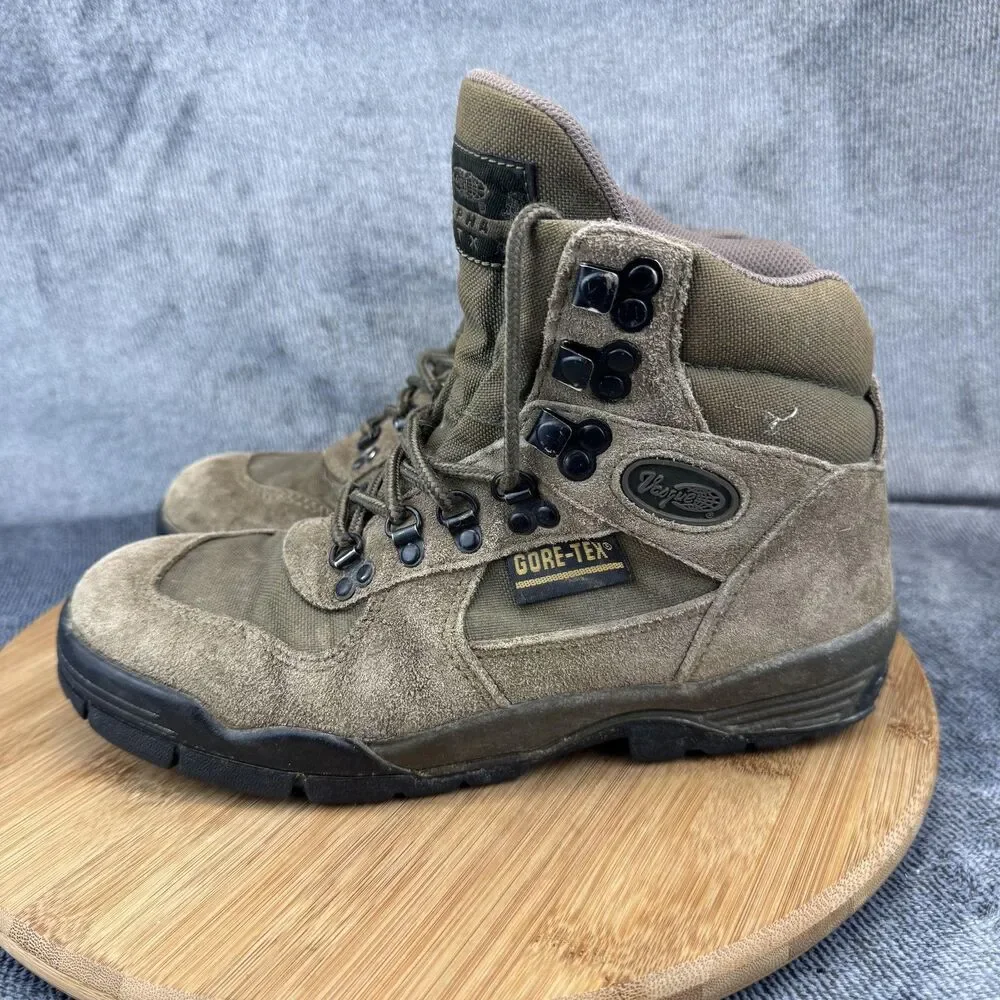 Vasque Alpha GTX Boots Mens Size 7.5 Brown Suede Hiking Lace Up Outdoor Hunting